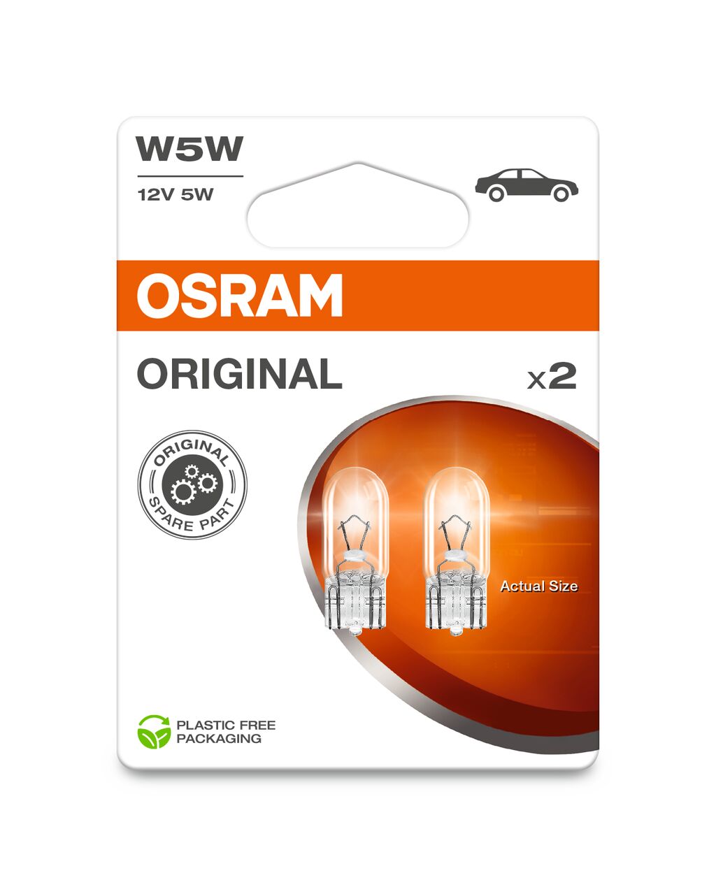 OSRAM ORIGINAL W5W 12V BLI2 ECO